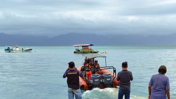 寻找Polairud Masih Nihil,Basarnas Ternate Terjun,寻找在Capalulu海峡坠落的人