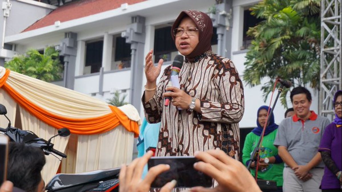 Risma Claims That The Trend Of COVID-19 Cases In Surabaya Has Decreased Despite High Figures