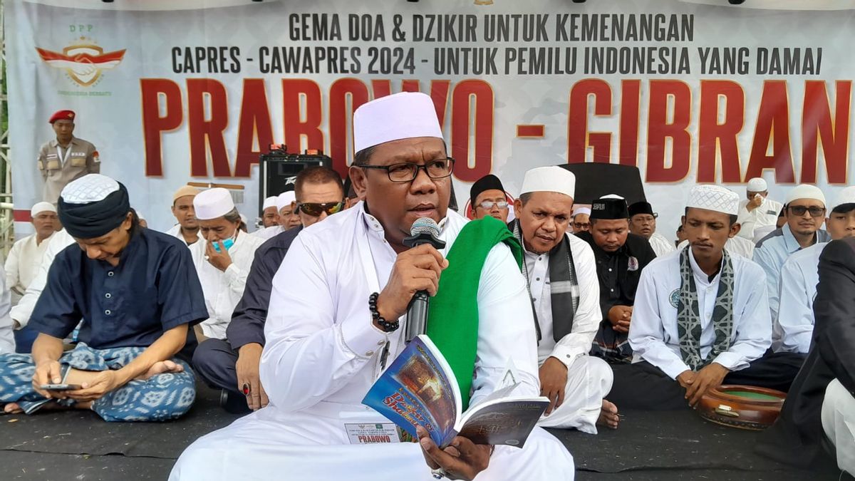 Les volontaires de la campagne Prabowo-Gibran à Condet ont assisté à 5 000 personnes