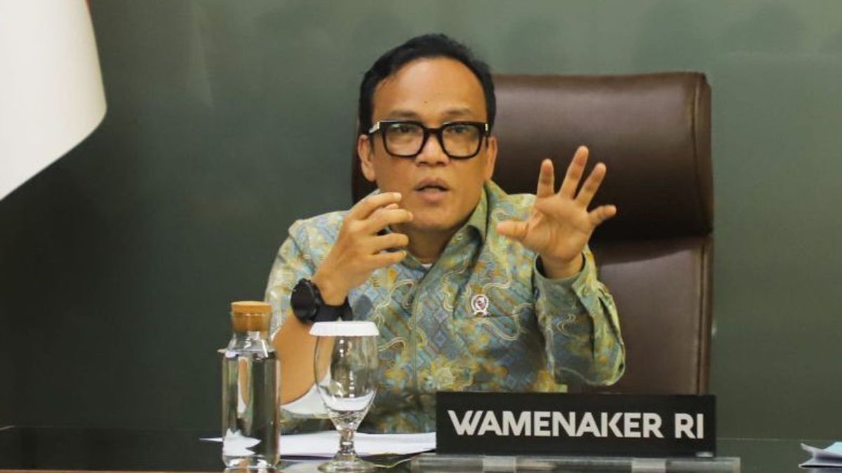 Wamenaker Klaim 58 Ribu Lowongan Kerja Segera Terealisasi