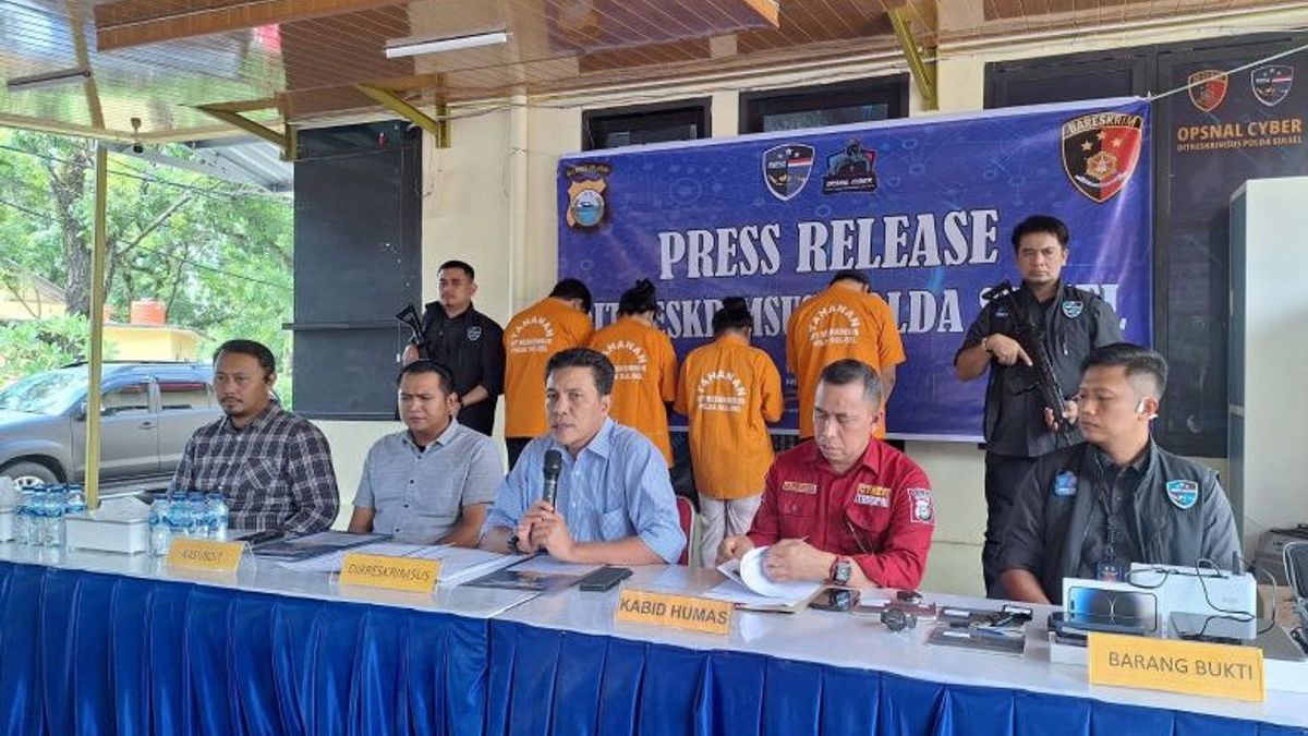 La police de Sulawesi du Sud révèle une affaire de fraude en ligne mode de vente de Daster