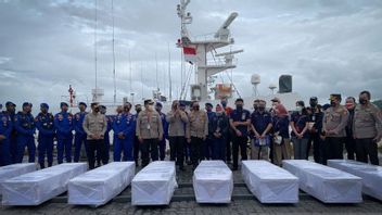 8 WNI رفات ضحايا غرق السفينة في جوهور باهرو ماليزيا عاد إلى إندونيسيا