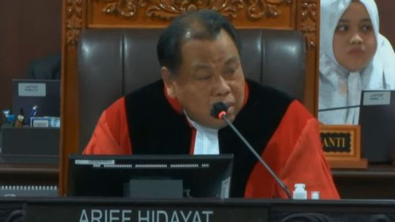 At The Legislative Election Dispute Session, Arief Hidayat Reminded The KPU To Fix Sirekap Ahead Of The 2024 Pilkada