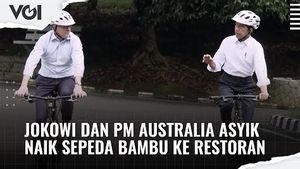 VIDEO: Momen Jokowi dan PM Australia Anthony Albanese Asyik Naik Sepeda Bambu
