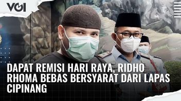 VIDEO: Received Remission, Ridho Rhoma Is Paroled During Eid, This Is How He Looks