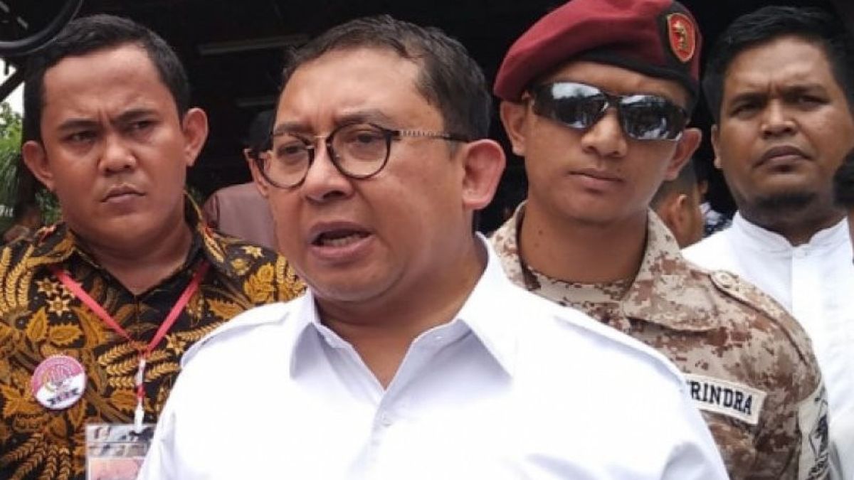 Prabowo Reprimanded For Jokowi's Sarcasm, Gerindra Ensures Fadli Zon Is Not Sanctioned