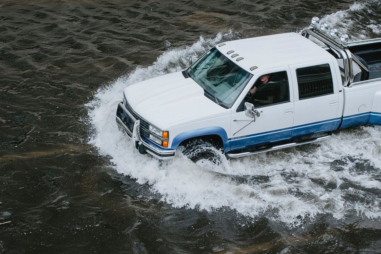 Heavy Rain Causes Floods And Disrupted Transportation, New York 