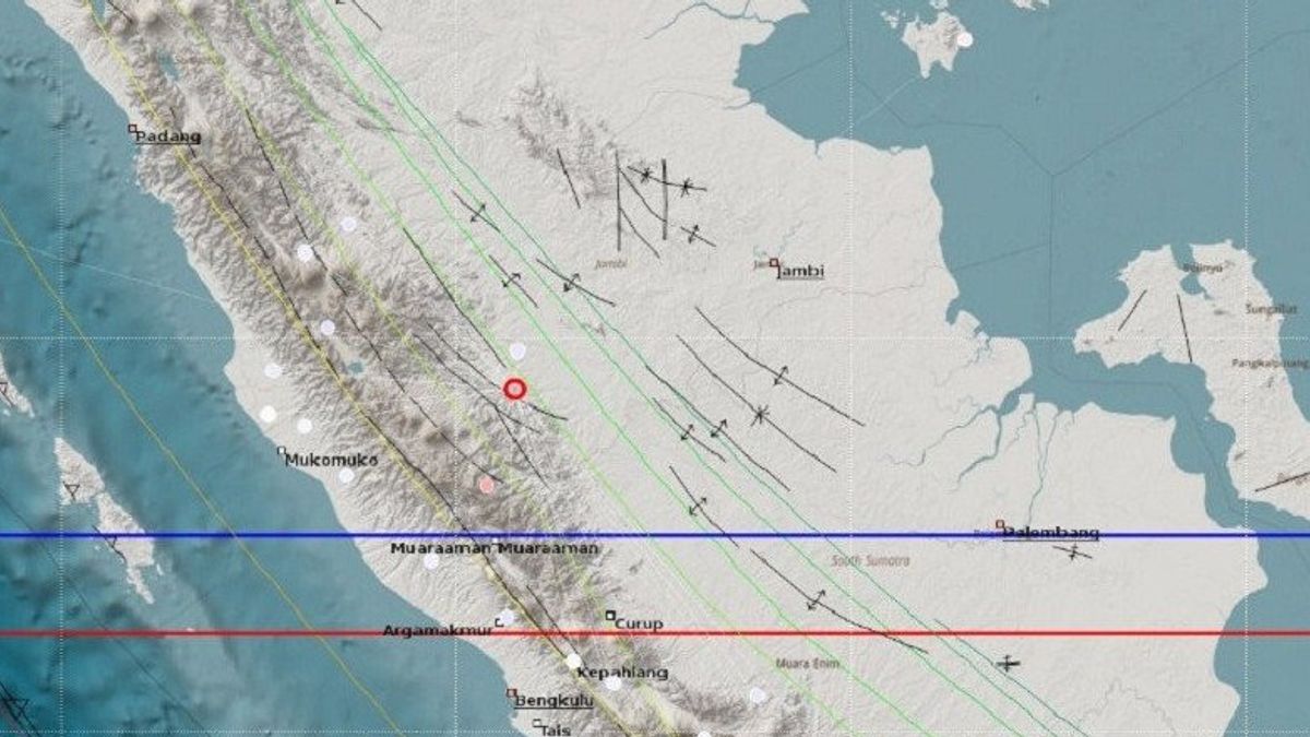Magnitude 4.3 Earthquake Occurs In Merangin Jambi, Residents Feel The Vibration