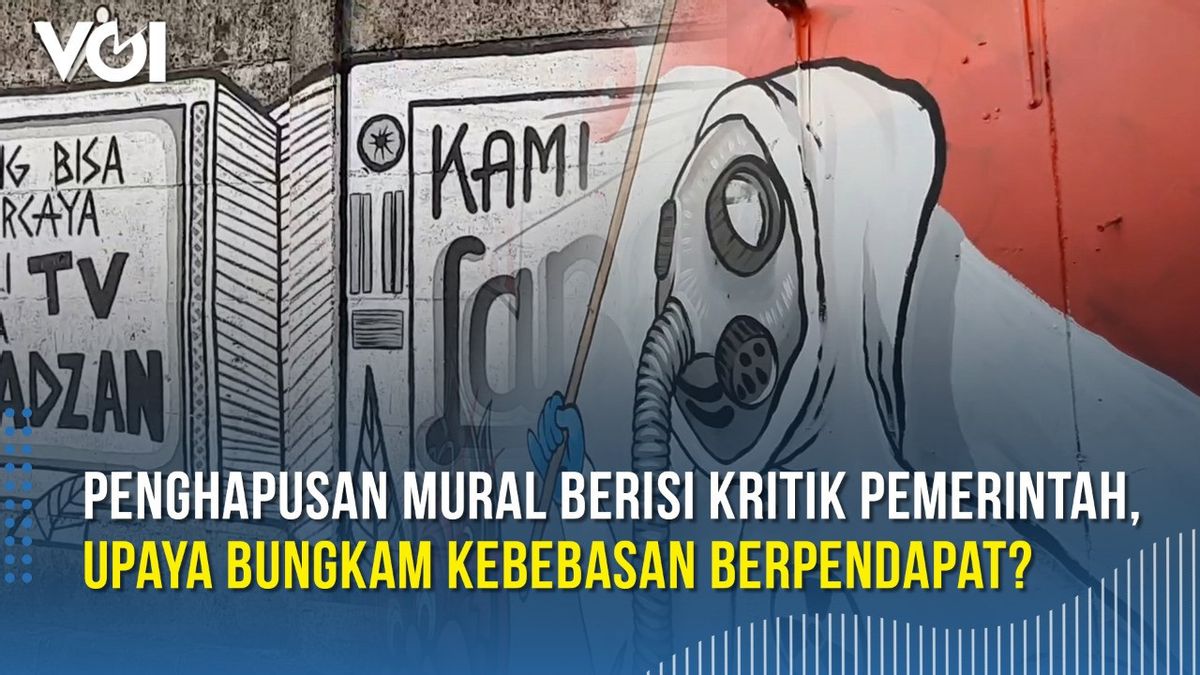VIDEO: Mural Kritikan Dihapus, Kebebasan Berpendapat Seakan Dikekang
