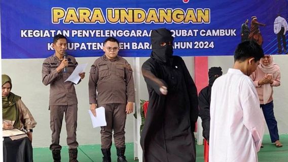 Six Online Gambling Players And Harassment Convicts In West Aceh Were Beaten