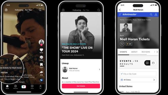 TikTok中的Ticketmaster整合功能已在20多个国家/地区推出