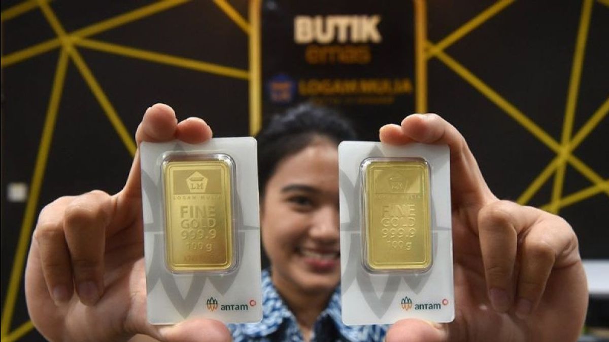 Antam Gold Price Drops by IDR 4,000 to IDR 1,510,000 per Gram