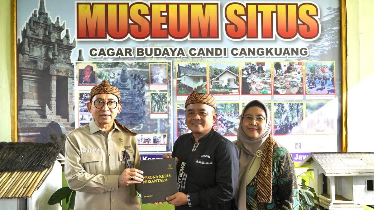 Menteri Kebudayaan Fadli Zon Apresiasi Harmoni Hindu-Islam di Situs Cangkuang Garut