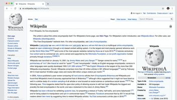 10年後、ウィキペディアのサイトはついに更新されました