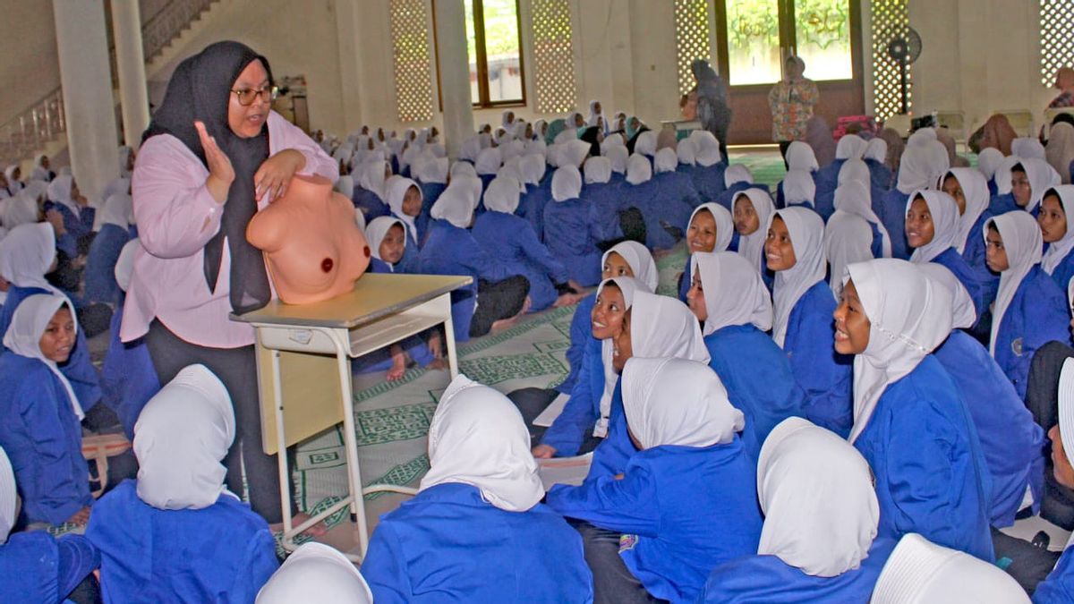 Prevent Breast Cancer In Gen Z Environment, YKPI Socialization And Screening Of Student Early Detection At Islamic Boarding Schools