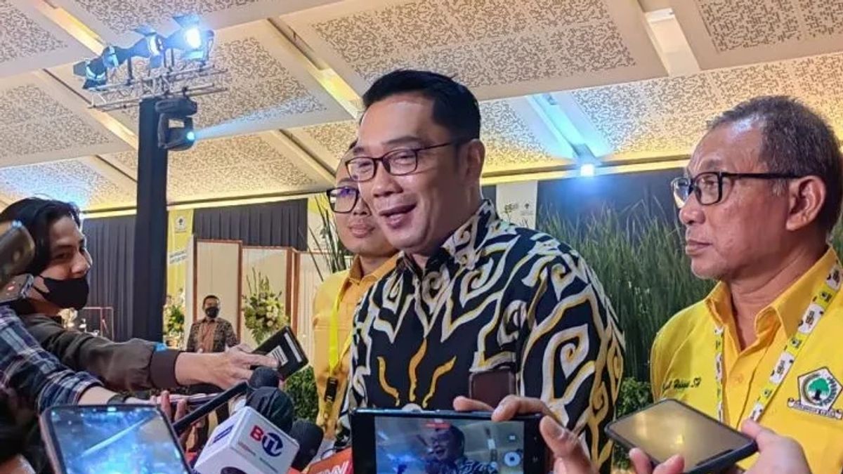 If Ridwan Kamil Joins, Golkar's Taktics In The 2024 Presidential Election Will Change