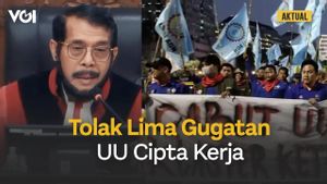 VIDEO: Detik-Detik MK Tolak Lima Gugatan UU Cipta Kerja