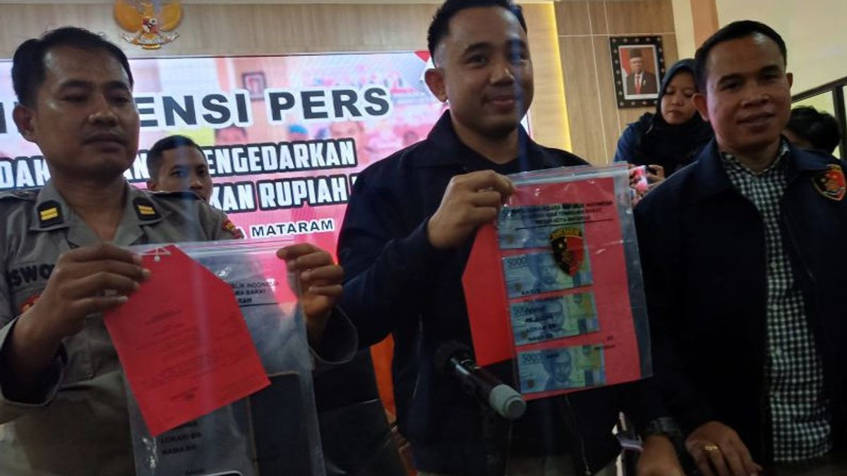 Mataram Police Expressing Cases Of Money Distribution From Jember