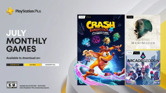 索尼将于7月推出PlayStation Plus的新游戏！老派游戏Crash Bandicoot也来了