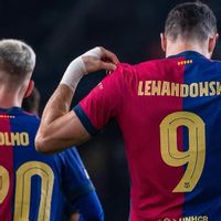 Lewandowski Lampaui 100 Gol di Liga Champions saat Barcelona Hajar Brest