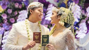 Para Tamu Minder saat Diminta Nyumbang Lagu di Pernikahan Mahalini-Rizky Febian
