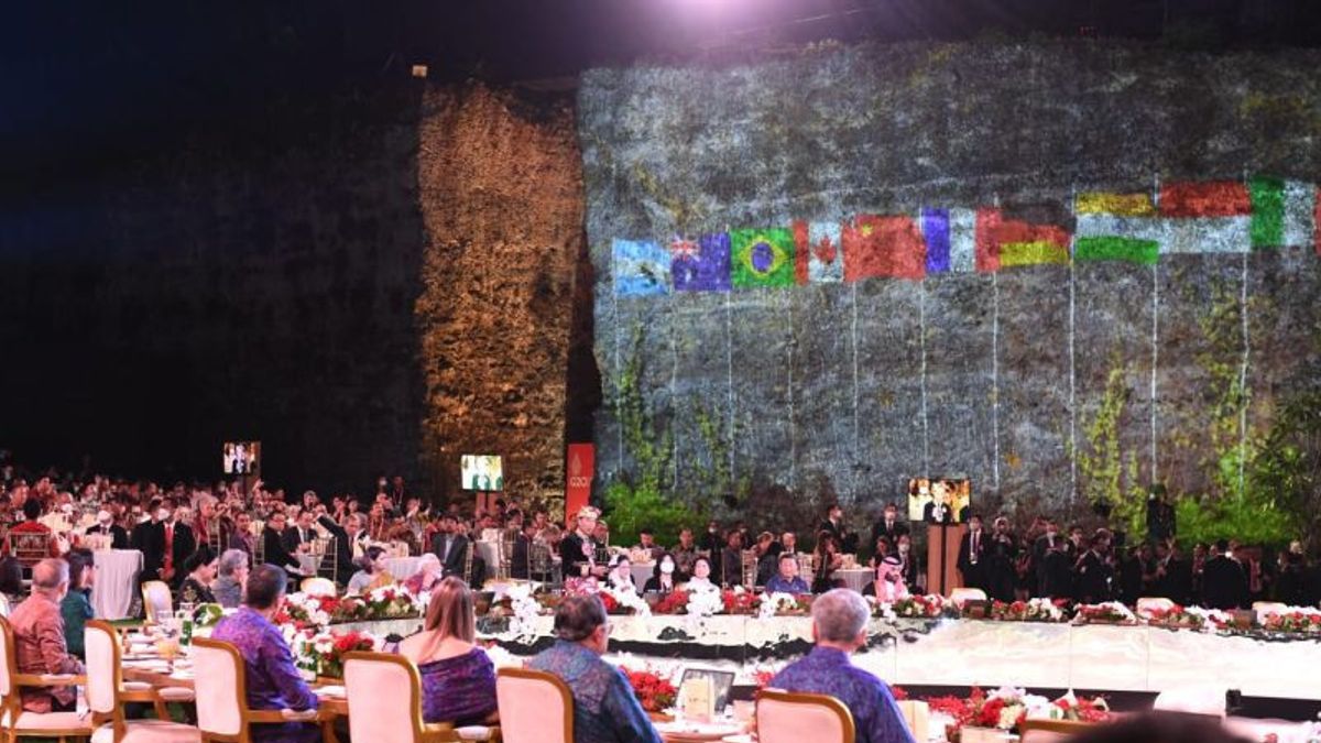 G20首脳のためのヌサンタラ夕食会