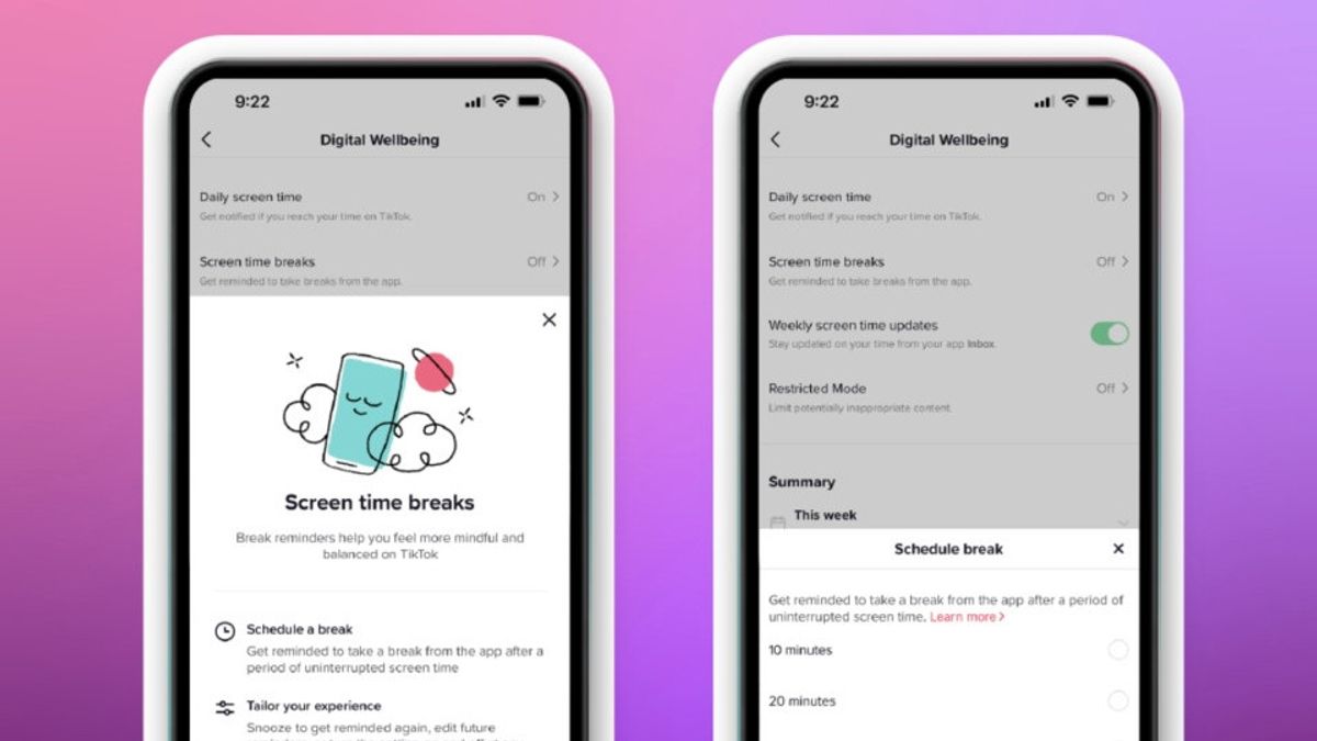 TikTok Launches A Feature To Prevent Users From Continuously Scrolling Non-stop On The App