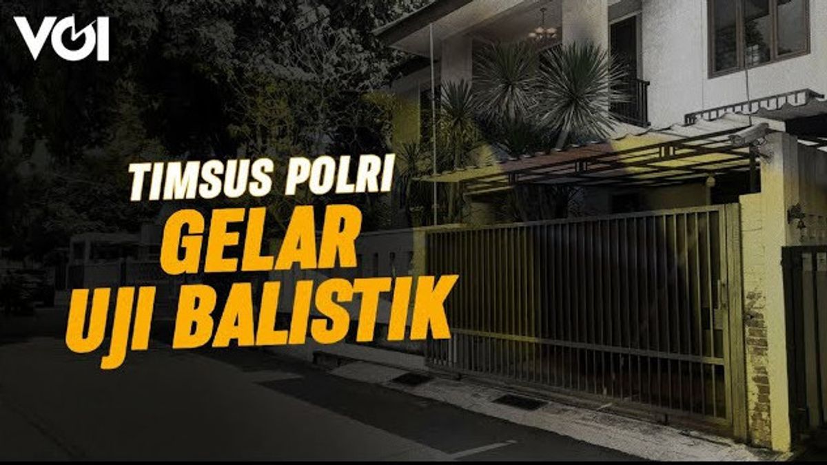 VIDEO: Uji Balistik, Timsus Datangi Rumah Irjen Ferdy Sambo
