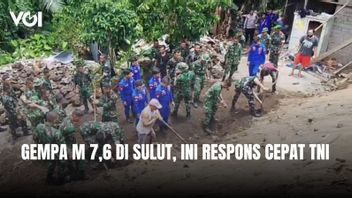 TNI Respon Cepat, Tangani Dampak Gempa di Sulawesi Utara