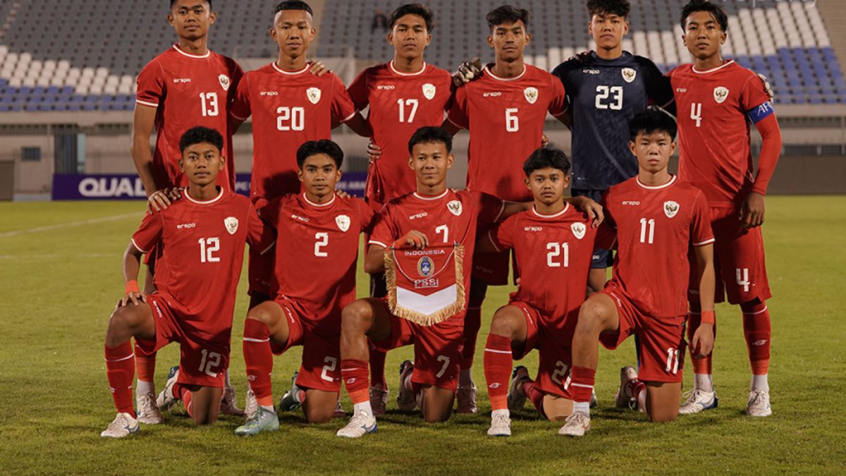 The U-17 Indonesian National Team Equipped Puzzle Companies