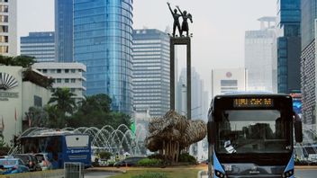 The HI Roundabout Bus Stop Closes The Welcome Statue, The Transjakarta Calling Cultural Heritage Expert Team