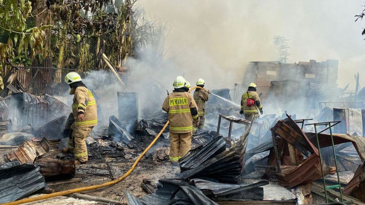 16 Kambing Hangus Akibat Kebakaran di Jaktim