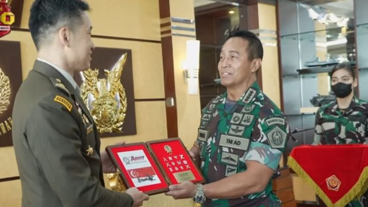 Kerja Sama Indonesia dan Singapura di Bidang Militer, Jenderal Andika Bicara Program Ini