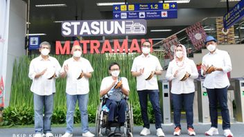 由交通部长揭幕的Matraman站预计将降低Jatinegara和Manggarai的乘客密度