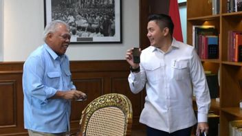 Seskab Teddy Terima Basuki Hadimuljono, Bahas Perkembangan Pembangunan IKN