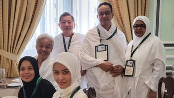 Pertemuan Tanpa Rencana, Ganjar dan Anies Makan Siang Bareng di Tengah Ibadah Haji 