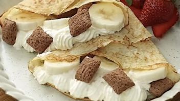 It Can Be a Fast Opening Menu, Here is a Practical Crunchy Banana Crepes Recipe