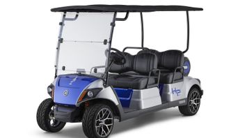 为了减少排放,雅马哈推出了氢动力高尔夫球车