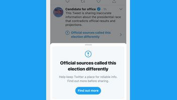 Twitter Bakal Labeli <i>Tweet</i> Hasil Pemilu AS yang Tak Resmi