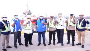 Progres Proyek Perkuatan Struktur Dermaga Terminal Berlian di Tanjung Perak yang Digarap PTPP Sudah Hampir 76 Persen