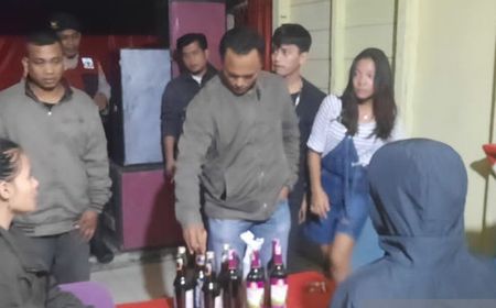 Operasi Pekat Toba, Polres Taput Sita Ratusan Botol Miras