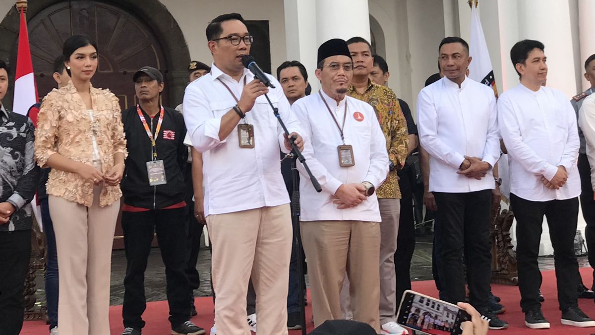 RK-Suswono Pantun In Declaration Of Peaceful Campaign: Number 01 Wins One