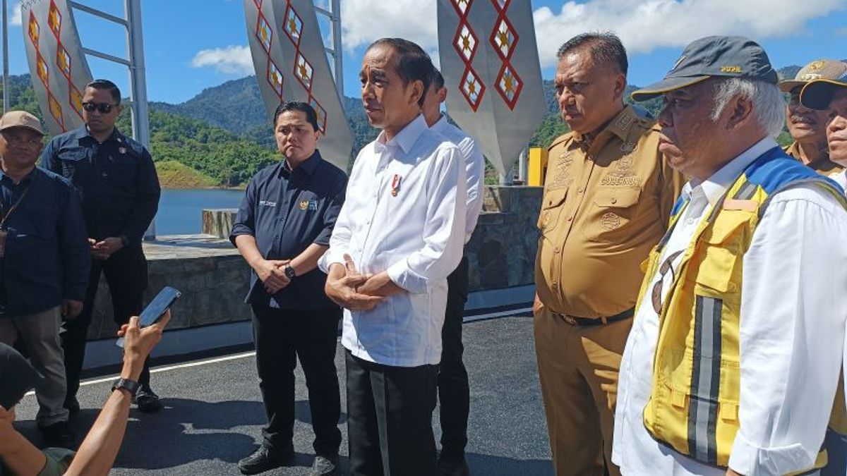 Inaugurating The Dam In Bolaang, North Sulawesi, Jokowi: This Water Affairs Is An Important Problem