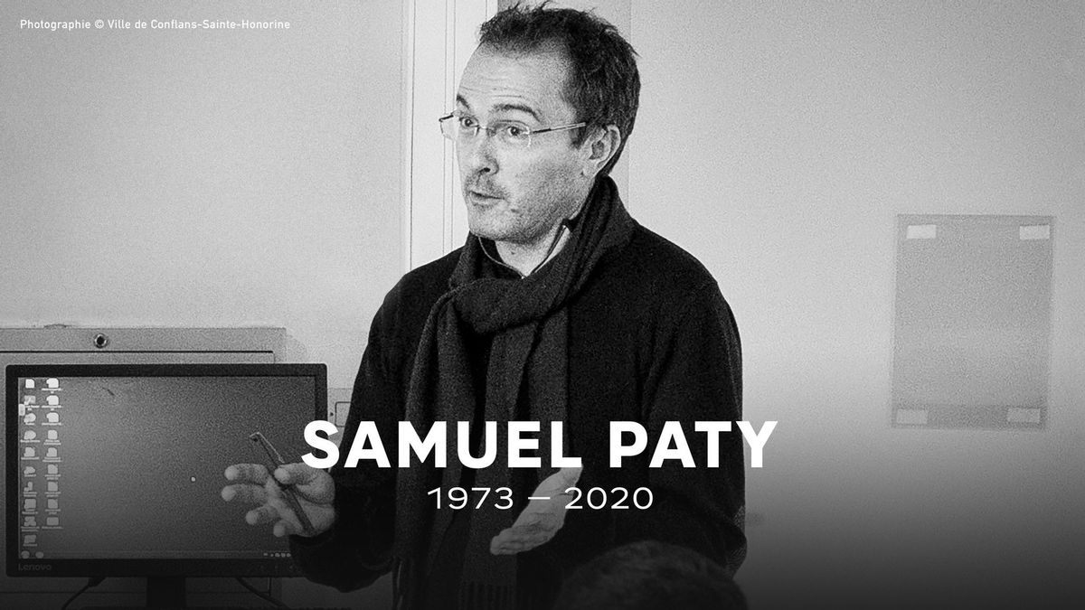 Siswa, Guru, dan Pejabat Prancis Mengheningkan Cipta Satu Menit untuk Samuel Paty