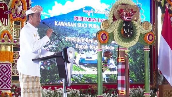 Present At The Inauguration, Jokowi Affirms The Arrangement Of Bali's Besakih Temple To Anticipate Misappropriation