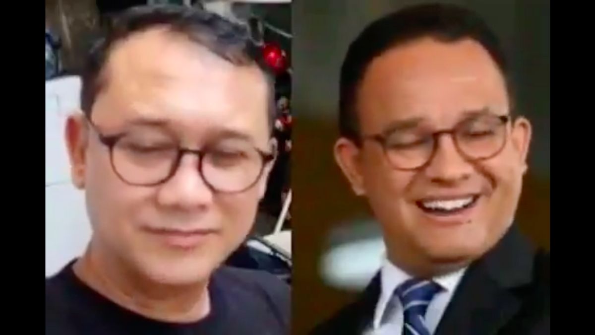 Denny Siregar-Anies Baswedan's Friendly Moment Sings I Feel Good James Brown, Netizen: Best Friend Forever