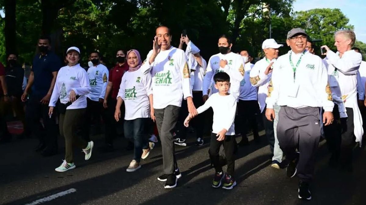 Germas, un mouvement communautaire de vie saine prévu par le président Jokowi le 27 février 2017
