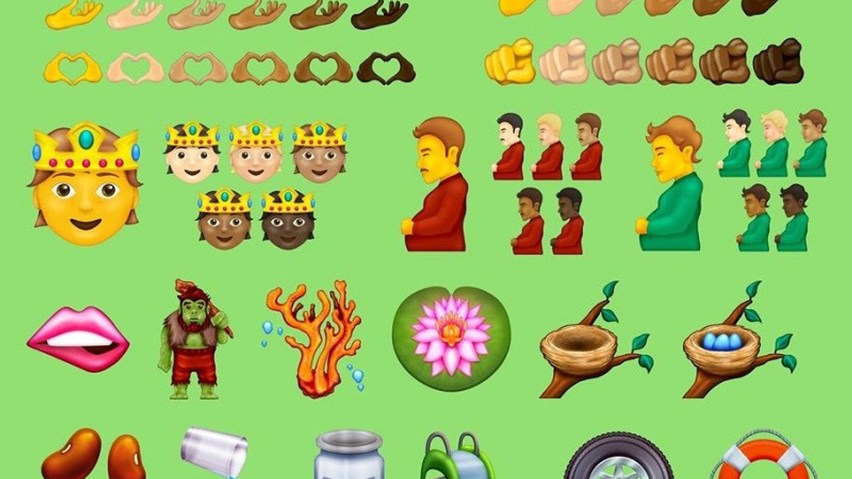 Ada Ikon Pria Hamil di Daftar Emoji 14.0, Ini Penjelasannya!