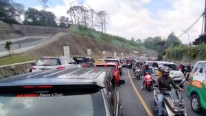 Antrean Kendaraan di Jalur Puncak-Cianjur Mencapai 18 Kilometer, Macet Hingga Delapan Jam