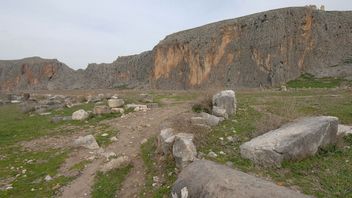 トルコの古代都市アナヴァルザの遺跡で発見された珍しい剣闘士の墓